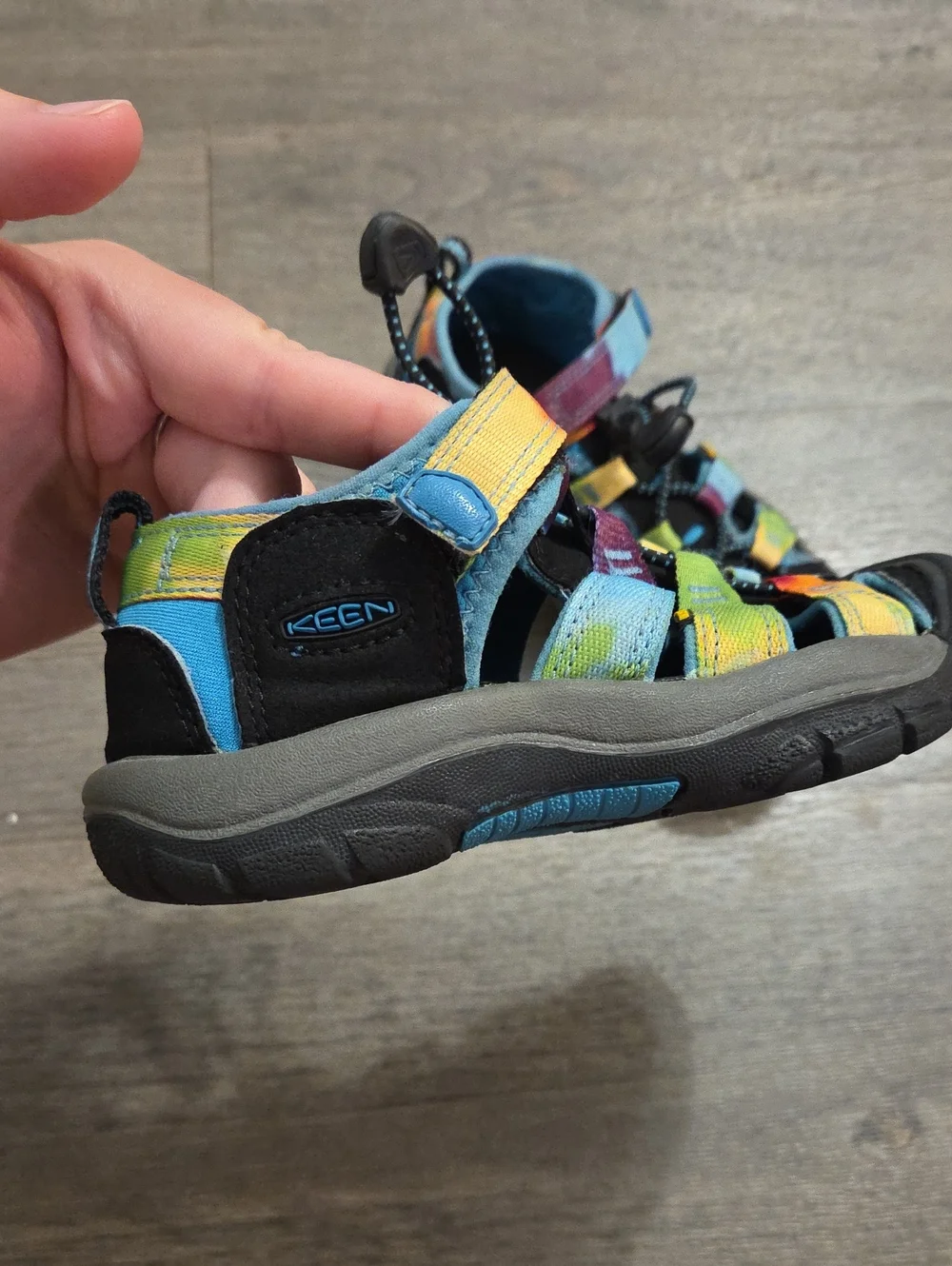 Keen • Kids Rainbow Strappy Sandals - Blue, Yellow, Orange, Green, Purple